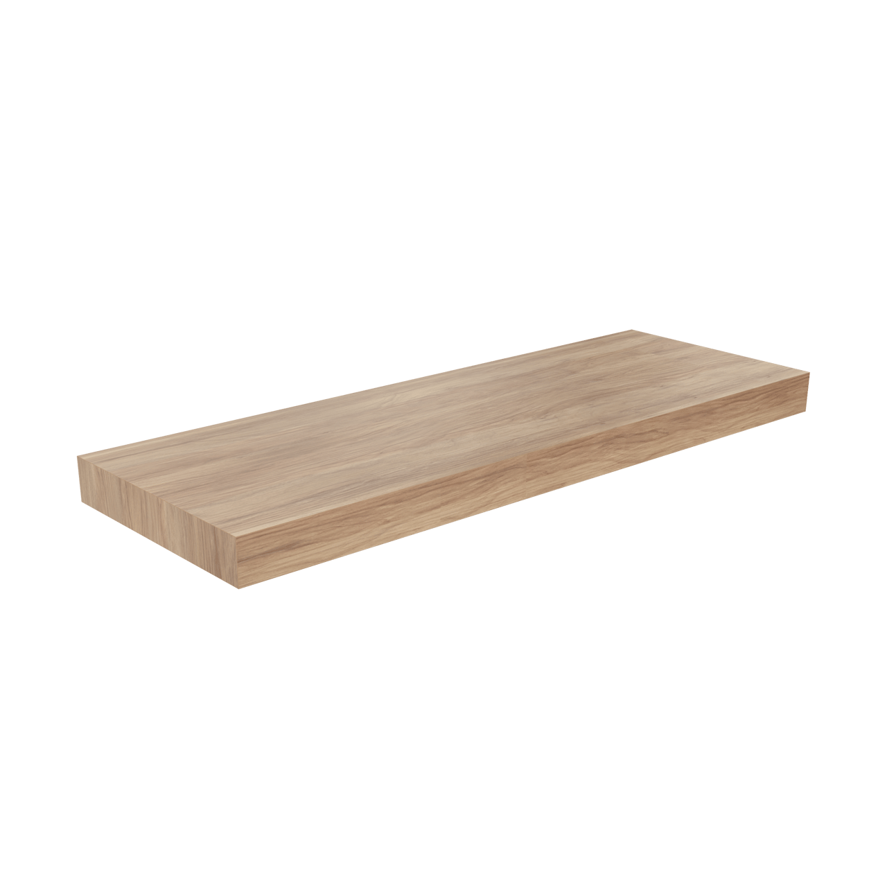 Storke Kada enkel of dubbel wastafelblad rustieke teak hpl 150 x 52 cm