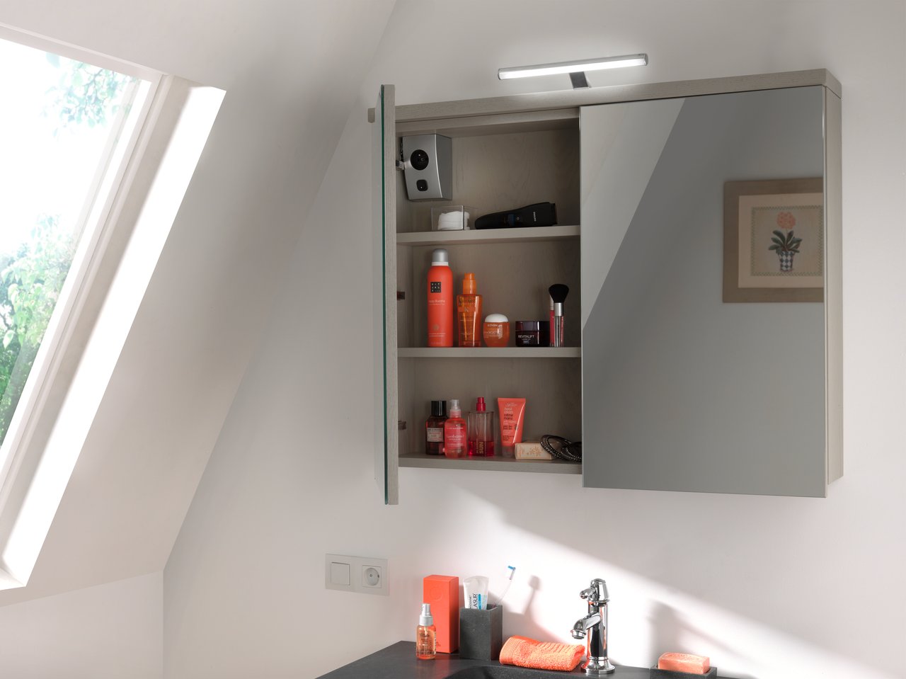 Balmani Lineato LED verlichting 28 cm chroom