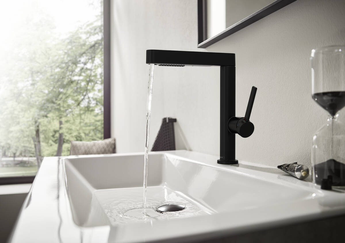 Hansgrohe Finoris 230 Hohe Waschtischarmatur Schwarz Matt