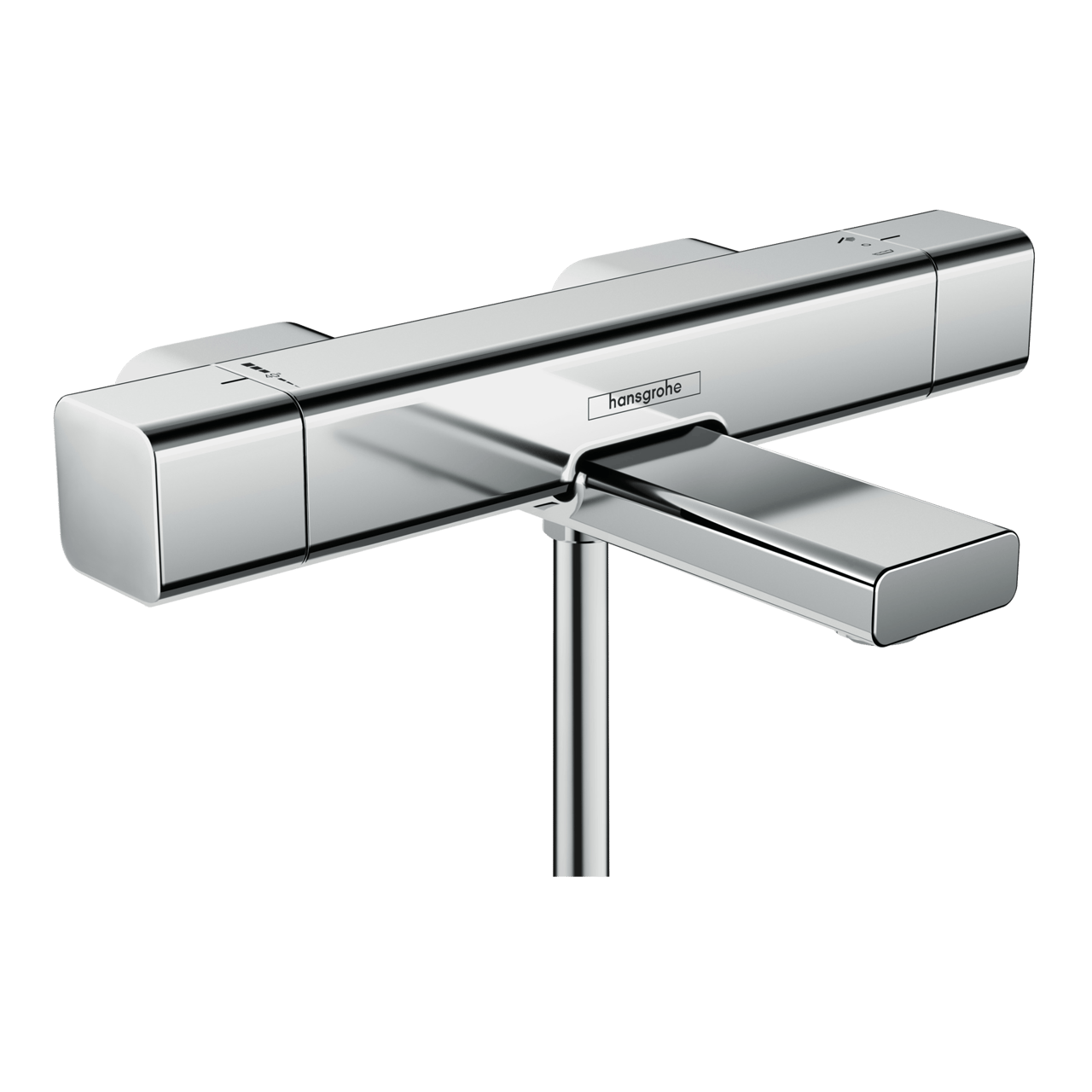 Hansgrohe Ecostat E Coolcontact Thermostat-Badewannenarmatur: Chrom Glänzend