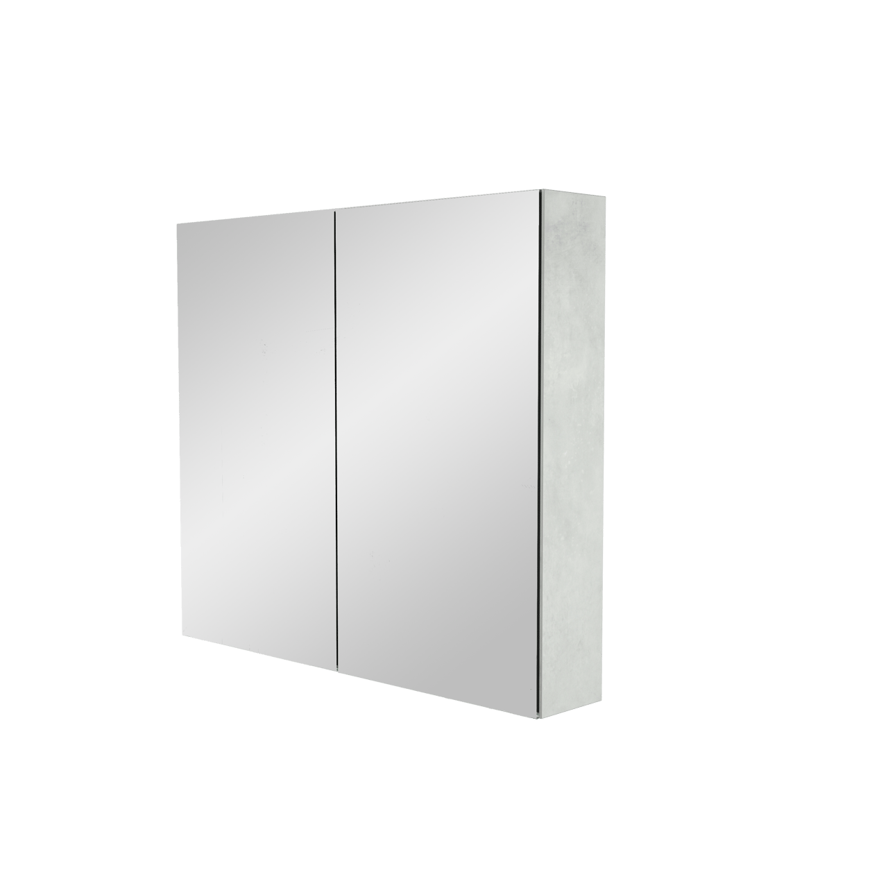 Storke Reflecta spiegelkast 85 x 75 cm beton zilvergrijs