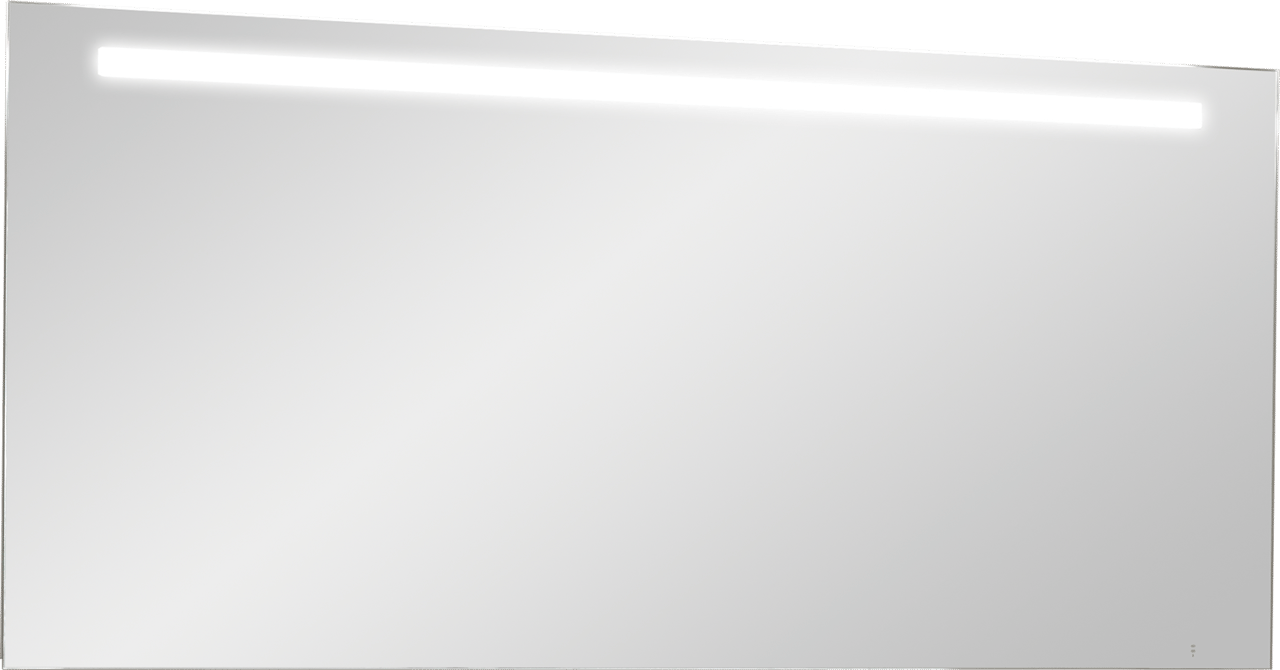 Storke Lucio rechthoekig badkamerspiegel 150 x 65 cm met spiegelverlichting en anti-damp