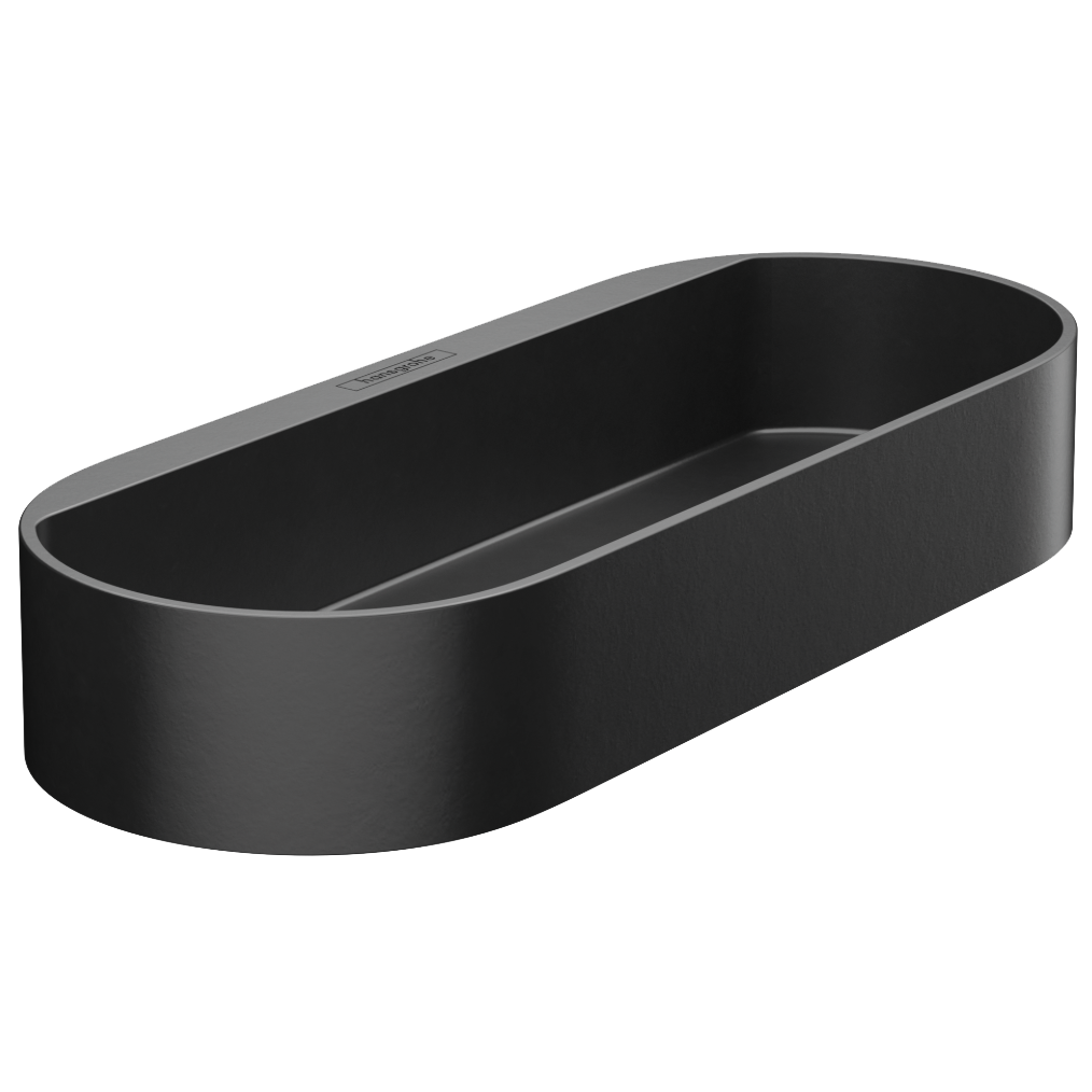 Hansgrohe WallStoris Wandplank mat zwart