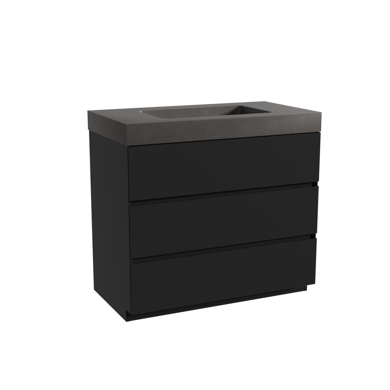 Storke Edge meuble salle de bains avec lavabo Scuro High