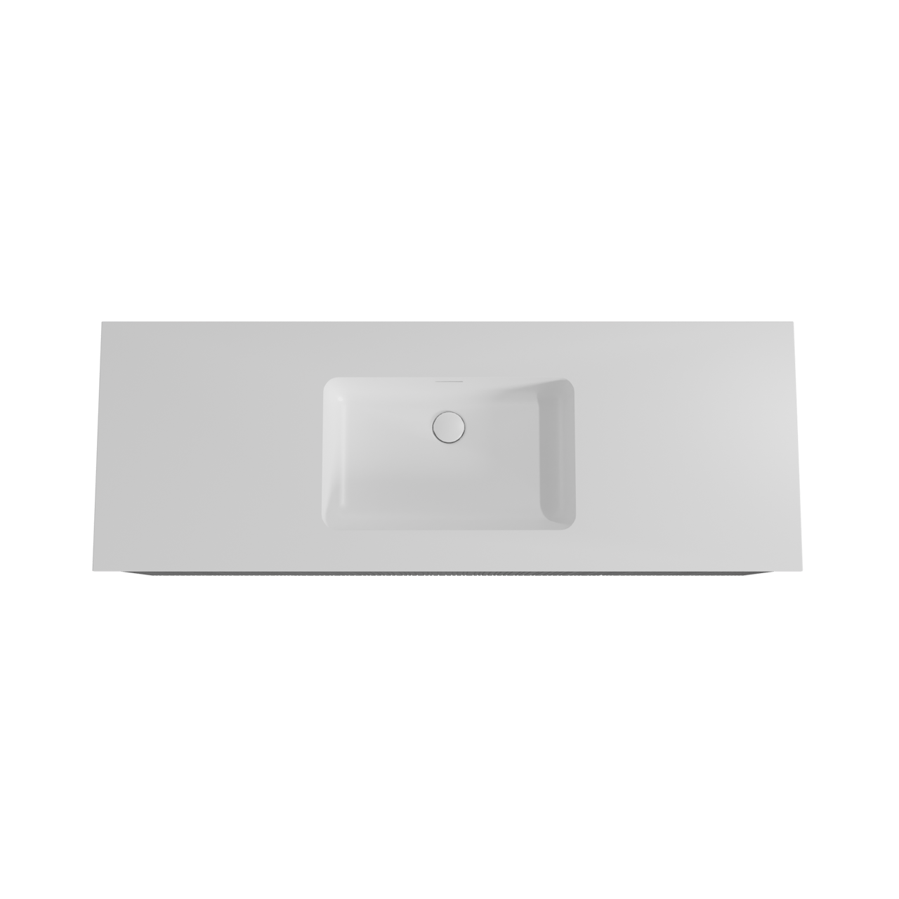 Storke Ribs zwevend badmeubel 145 x 52 cm zwart eiken met Mata enkele wastafel in solid surface mat wit, Verticale asymmetrische rechte ribbel