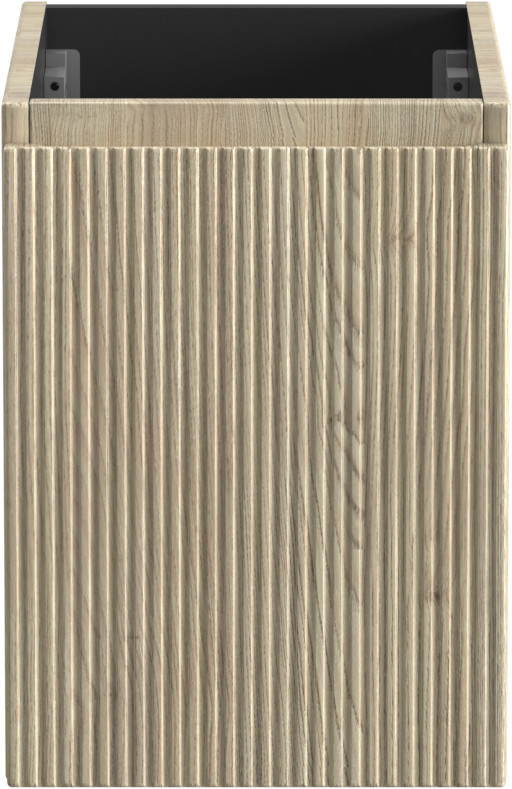 Storke Ribs meuble sous-lavabo suspendu 35 x 52 cm chêne brut