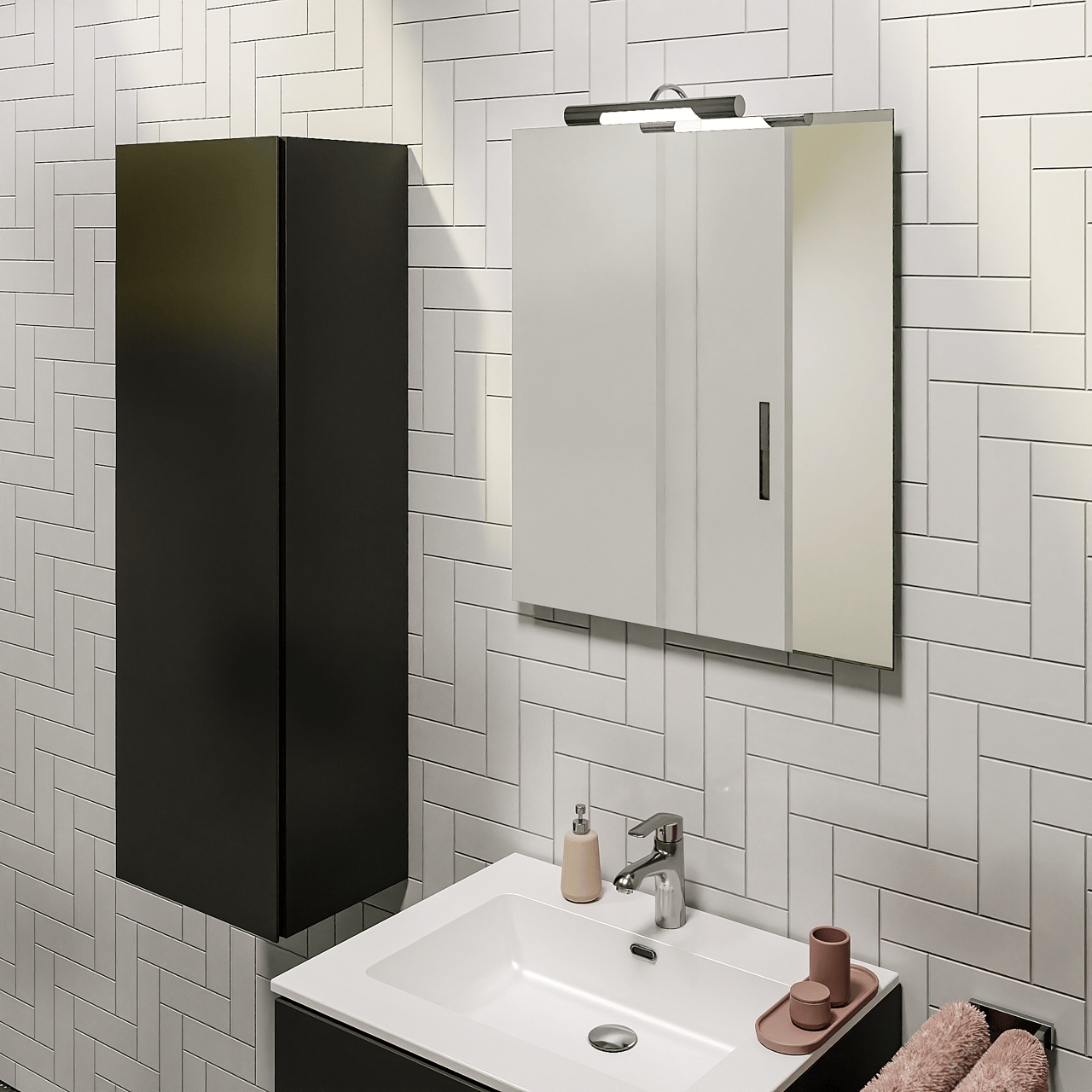 Storke Soto miroir rectangulaire 65 x 75 cm