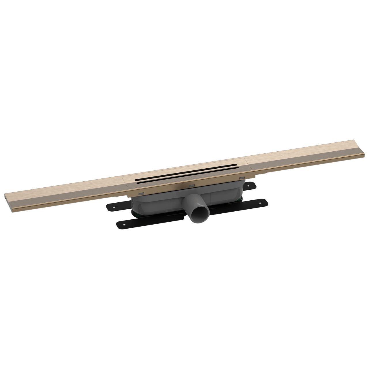 Easy Drain R-Line Clean Color douchegoot 80cm Brushed Bronze