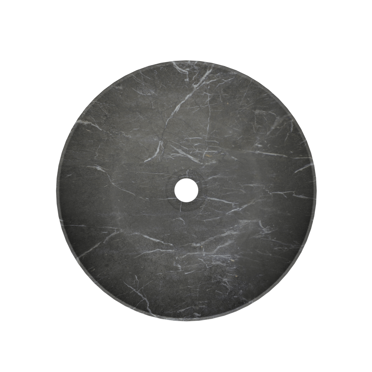 Balmani Still vasque à poser marbre Pietra Grey rond Ø 38 cm