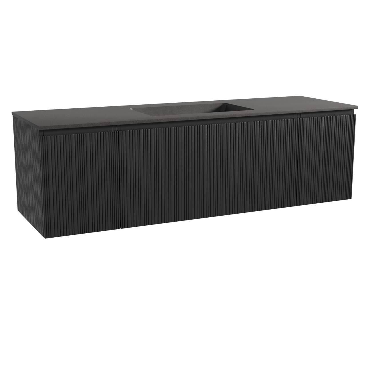 Storke Ribs Badmöbel Set mit Scuro Waschtisch