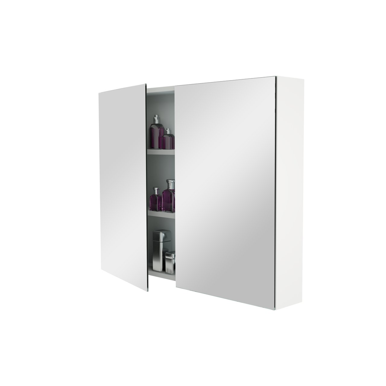 Storke Reflecta spiegelkast 95 x 75 cm mat wit