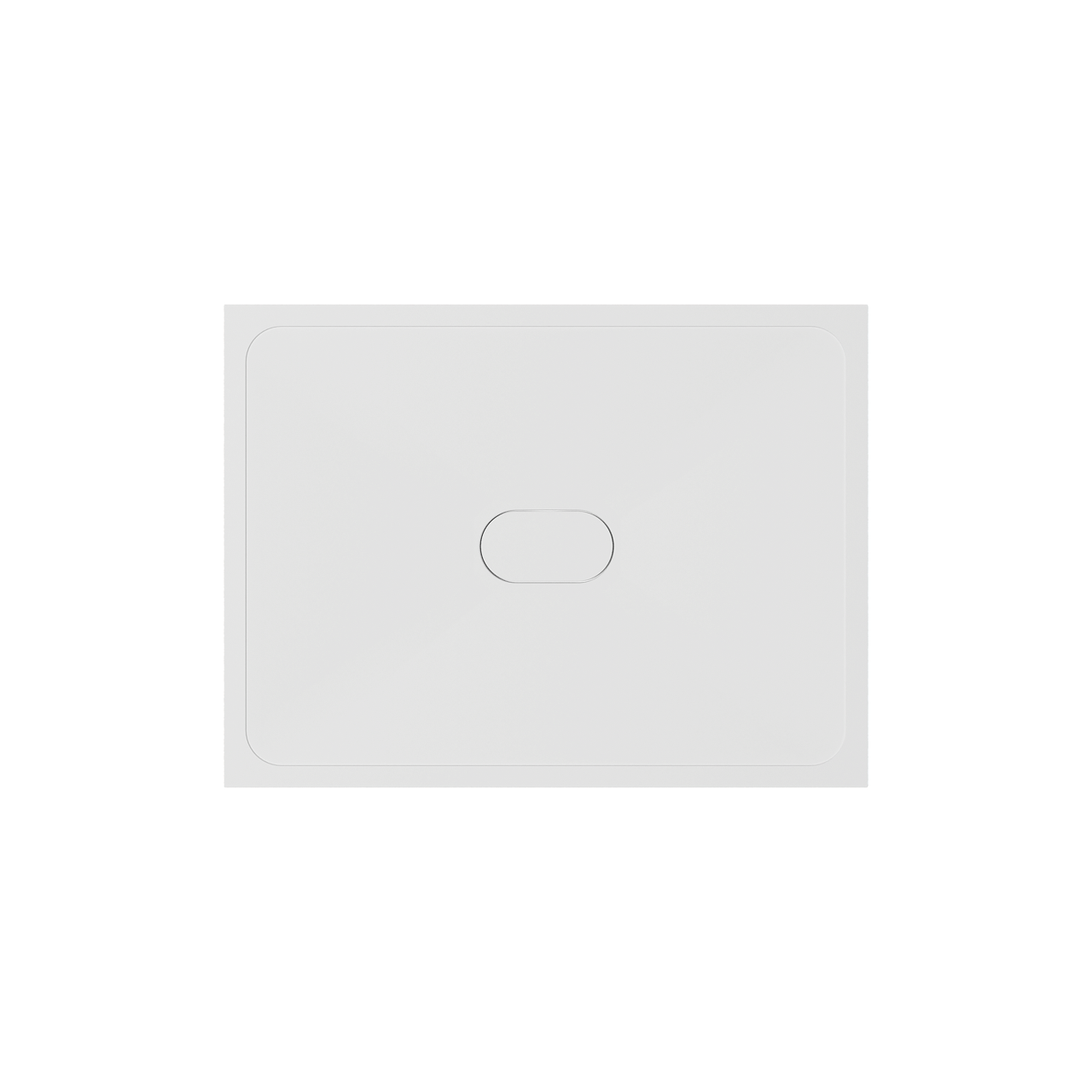 Balmani Artic douchebak 120 x 90 cm top solid mat wit