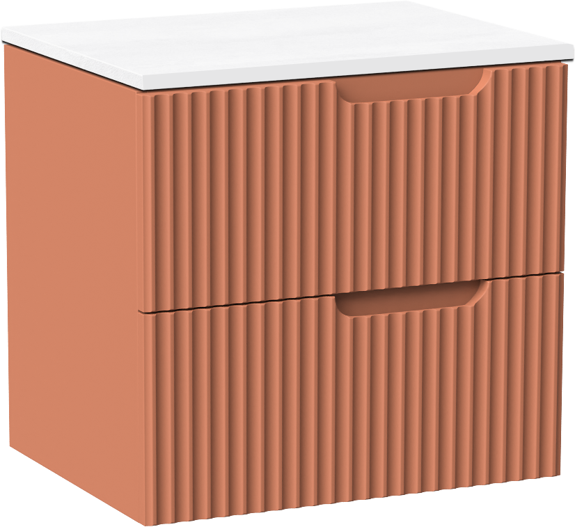 Linie Ribbo badkamermeubel met Lado Tablet voor waskom(men)