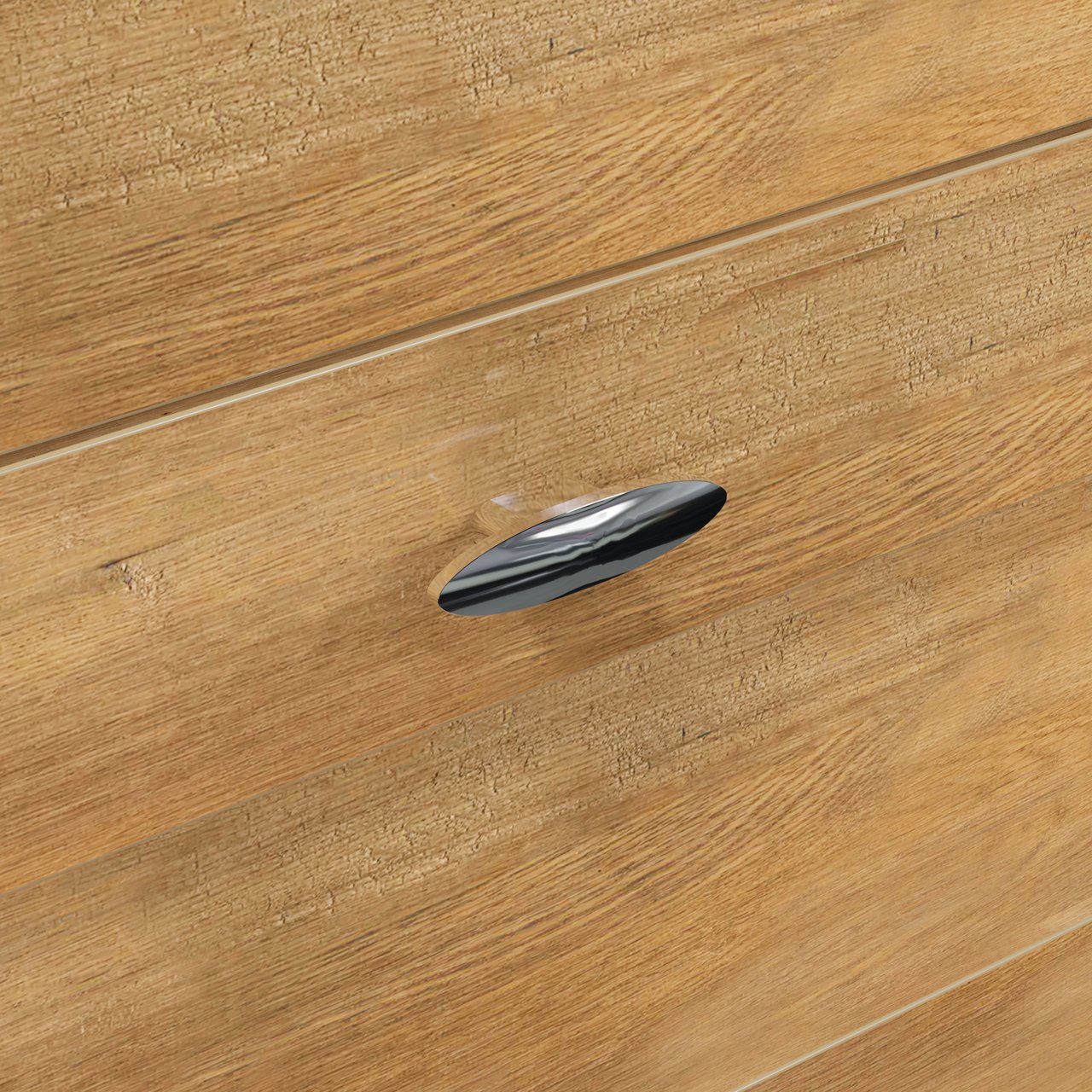 Linie Classo meuble sous-lavabo a poser 80 x 46 cm chêne naturel 3 tiroirs