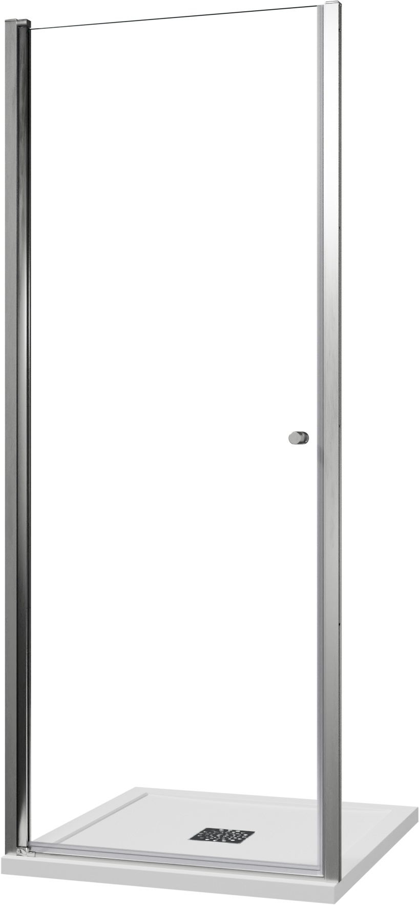 Luca Varess Kuresa douche draaideur 85 x 200 cm helder glas glans chroom profiel