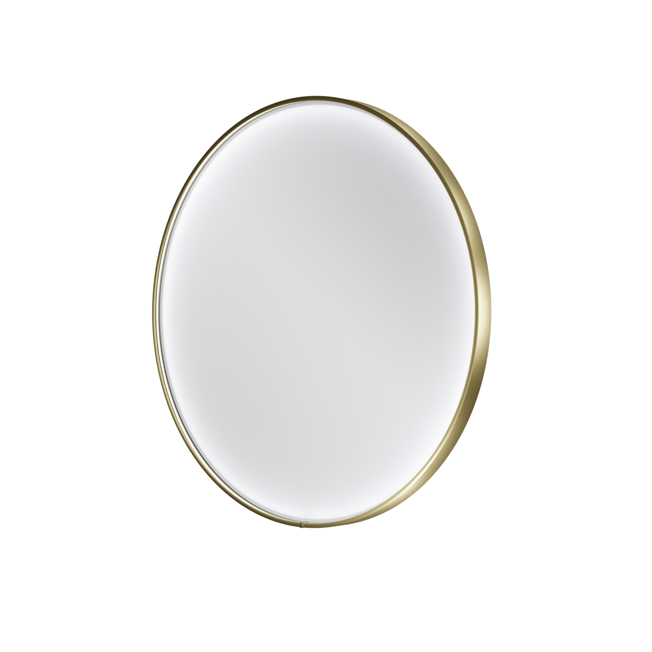 Balmani Secret miroir rond Brushed Champagne Gold lumineux et anti-buée Ø 90 cm