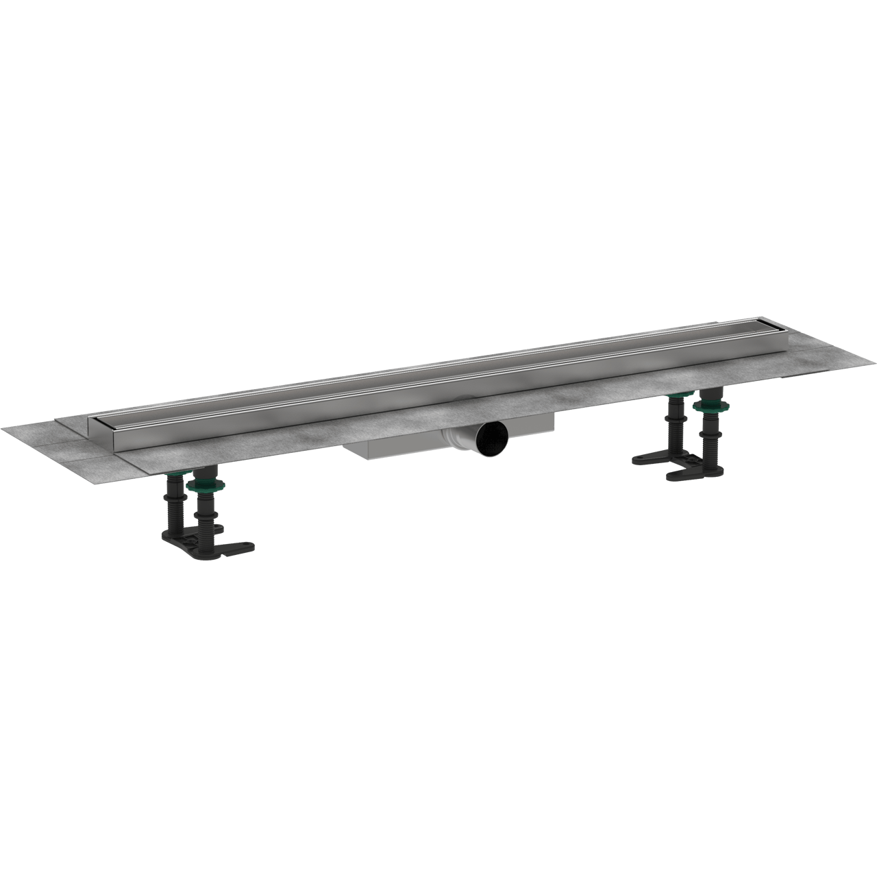 Hansgrohe RainDrain Compact Kopmlettset Duschrinne 80cm RSV Look