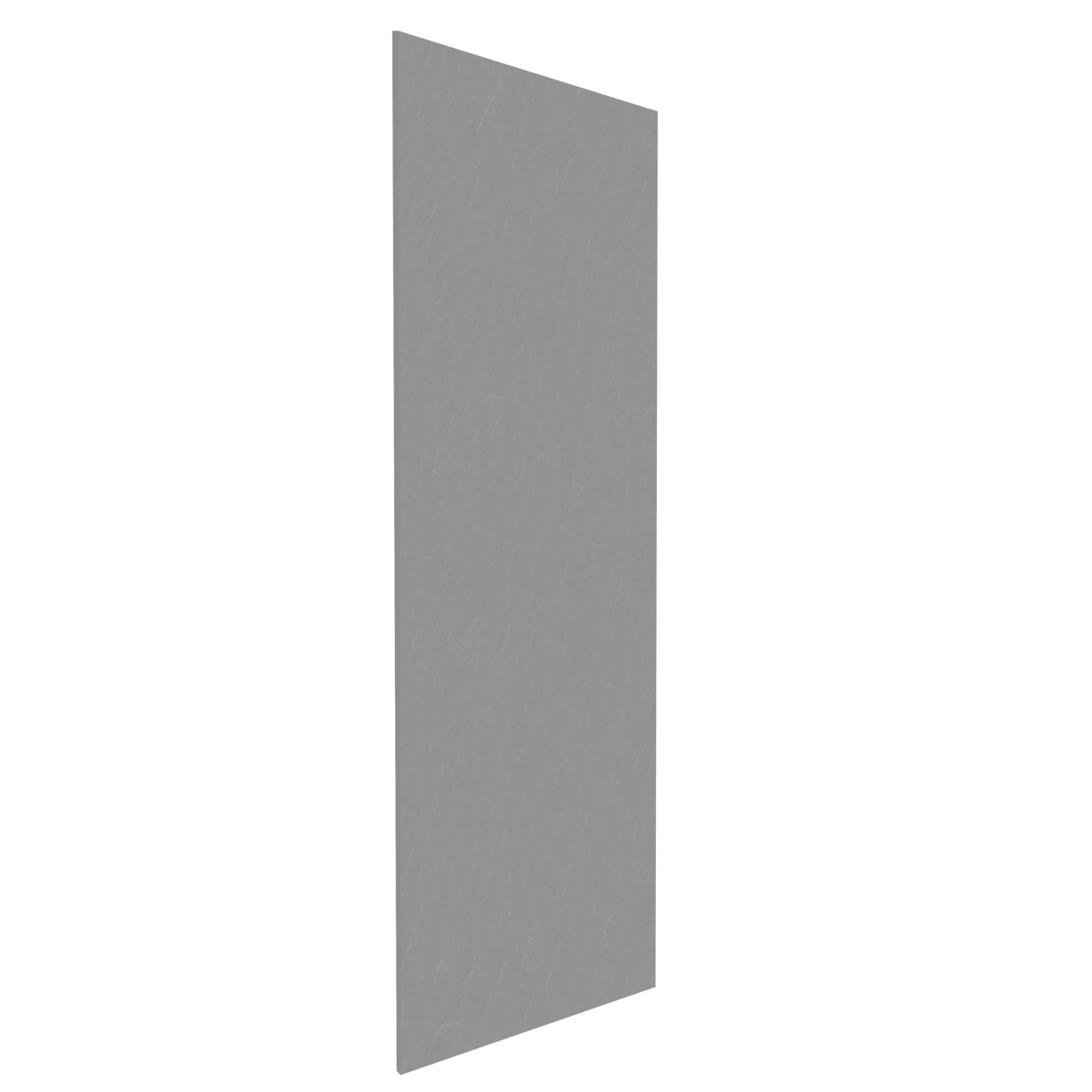 Balmani Zeno set douchewandbekleding 160 x 80 x 220 cm composietmarmer donkergrijs leisteenstructuur