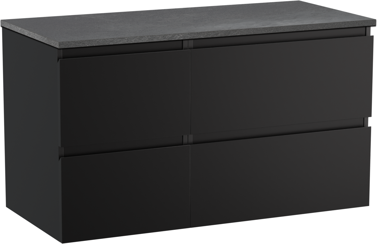 Linie Lado badkamermeubel met Lado wastafelblad voor waskom(men)