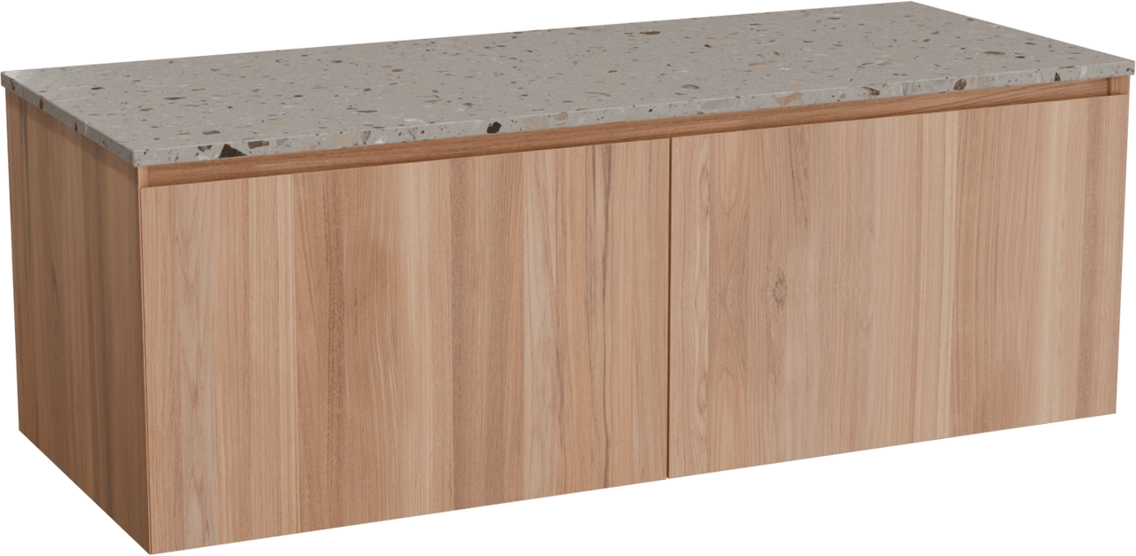 Balmani Idra meuble salle de bains avec tablette pour vasques Stretto