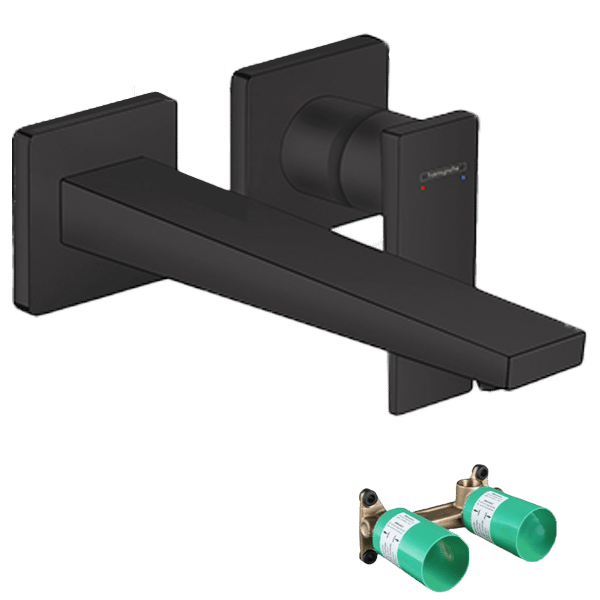 Hansgrohe Metropol inbouw wastafelkraan Mat Zwart incl. inbouwelement