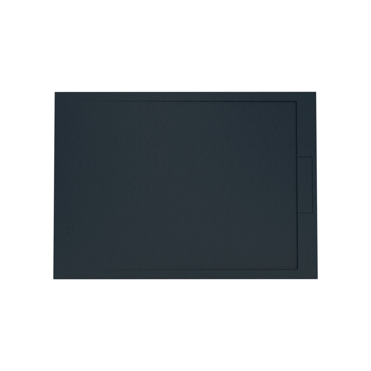 Balmani Indus douchebak 140 x 100 cm composietmarmer grafietgrijs leisteenstructuur