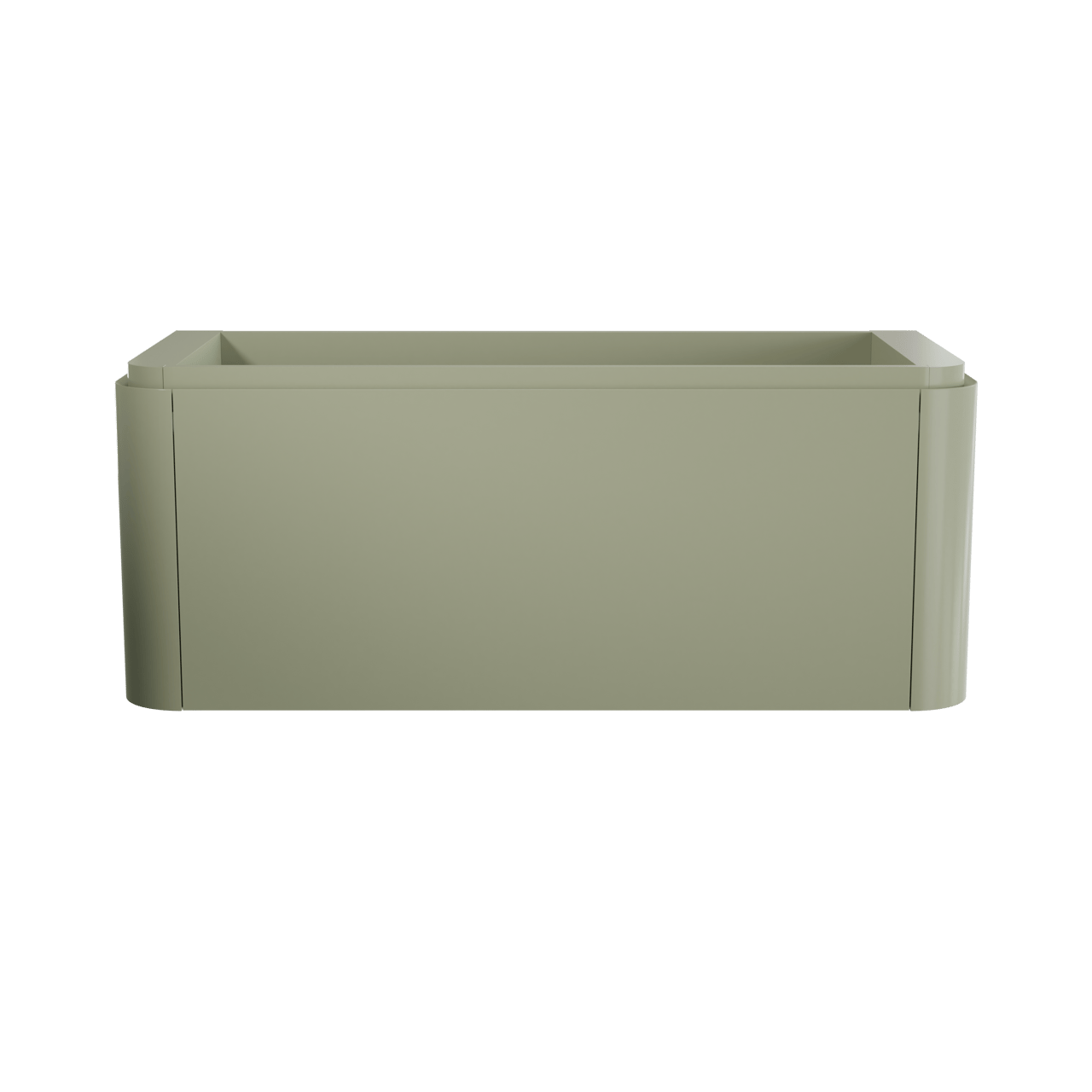 Balmani Moon meuble sous-lavabo suspendu 130 x 55 cm vert sauge 2 tiroirs