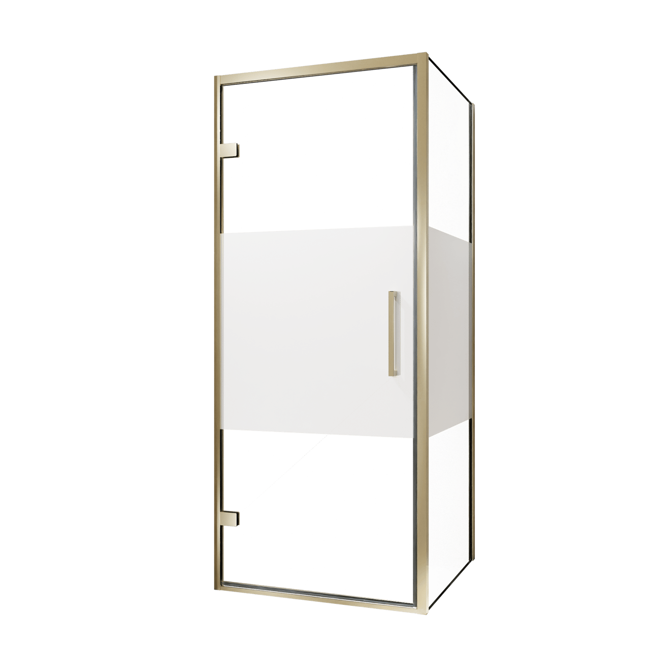 Balmani Senses Design douche d'angle avec porte pivotante