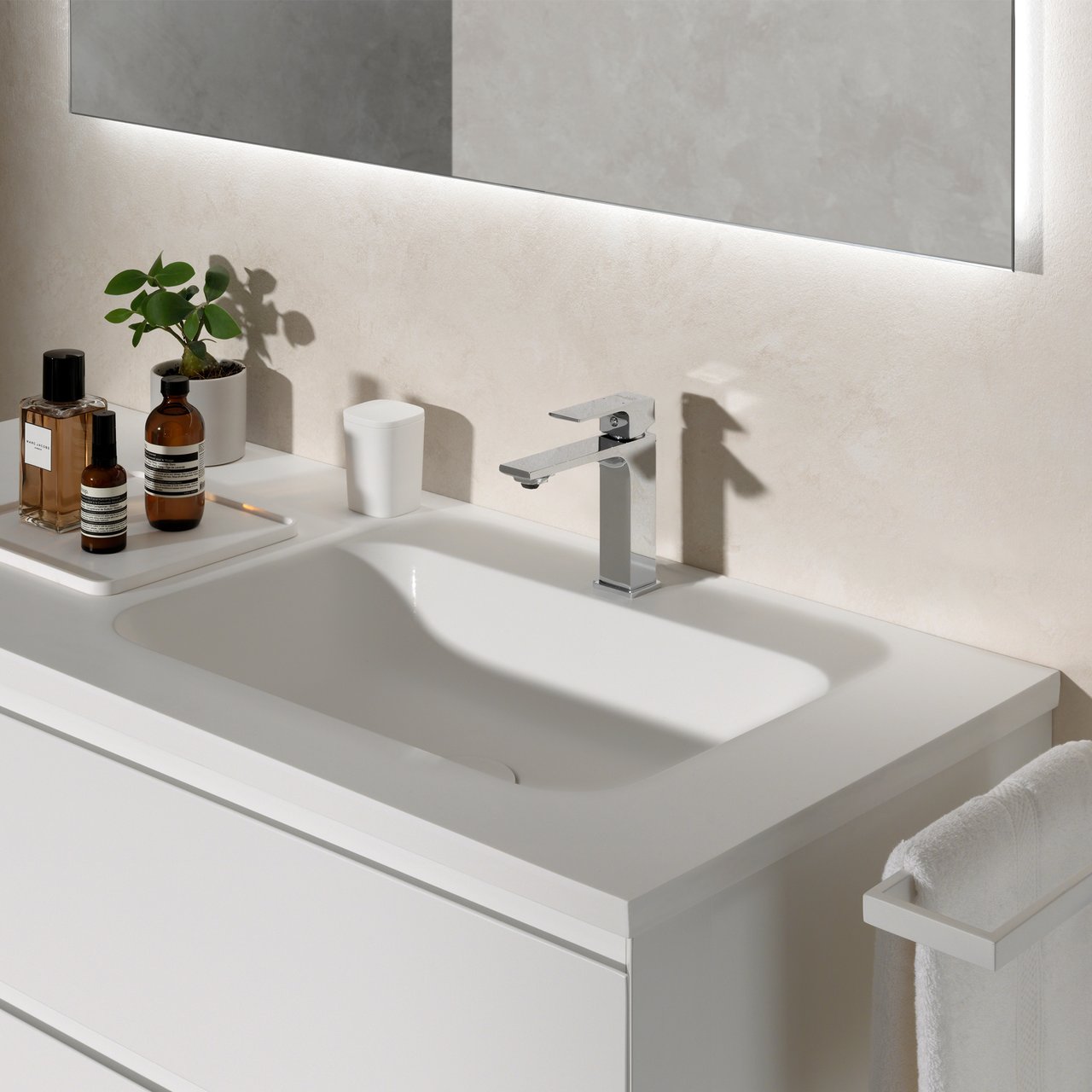 Blaufoss Cape robinet de lavabo chrome brillant