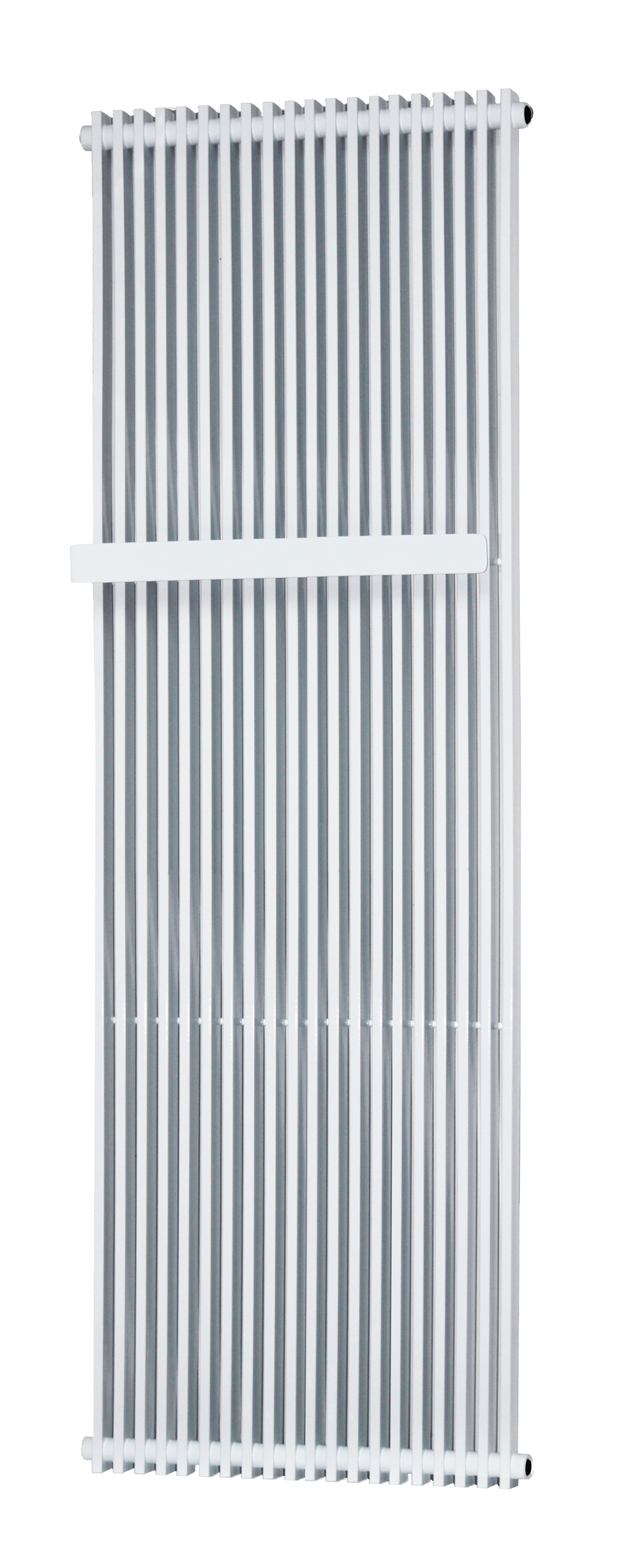 Vipera Corrason enkele badkamerradiator 60 x 180 cm centrale verwarming hoogglans wit zijaansluiting 2.059W