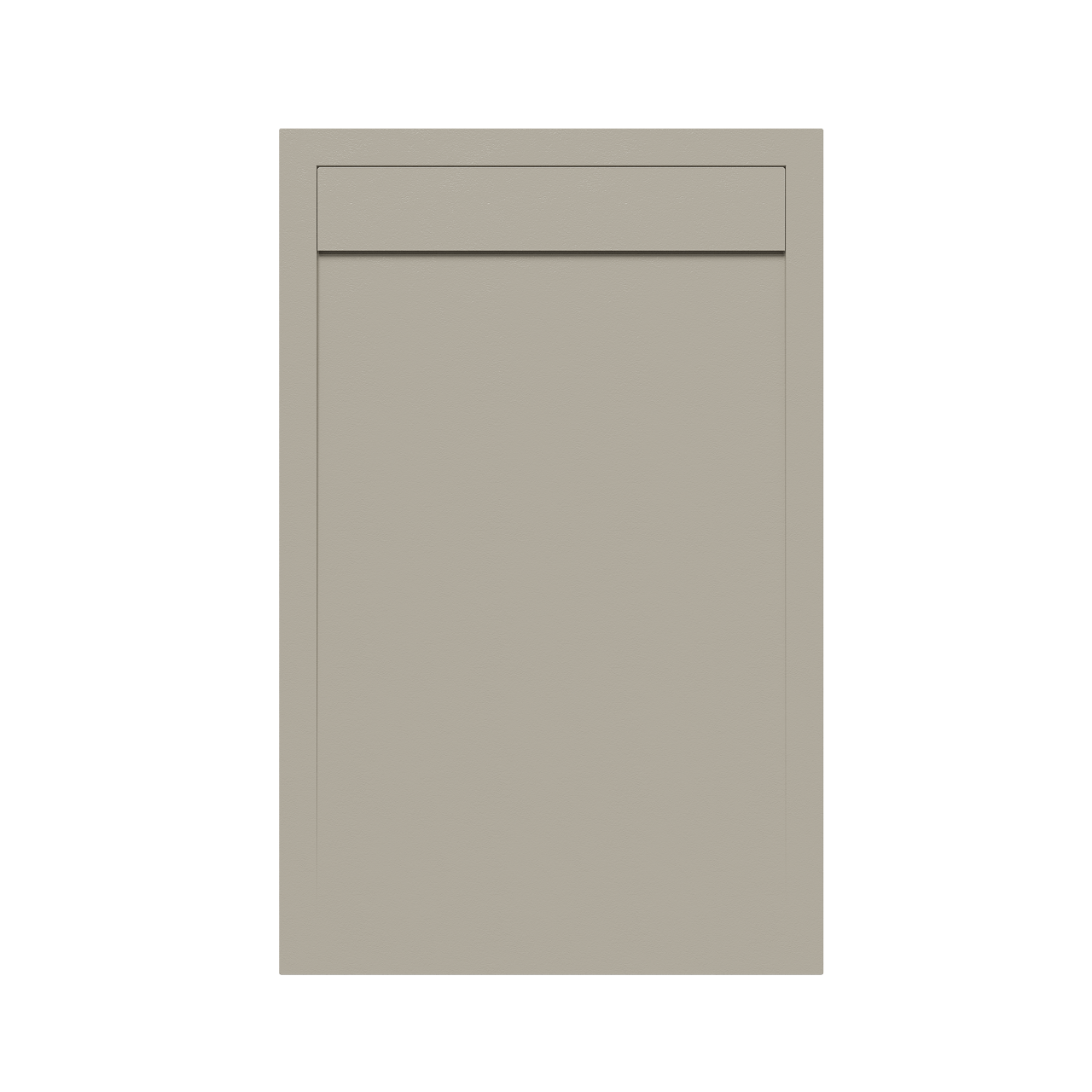 Luca Varess Dandy receveur de douche 140 x 90 cm marbre composite Soie grise mat structure rock