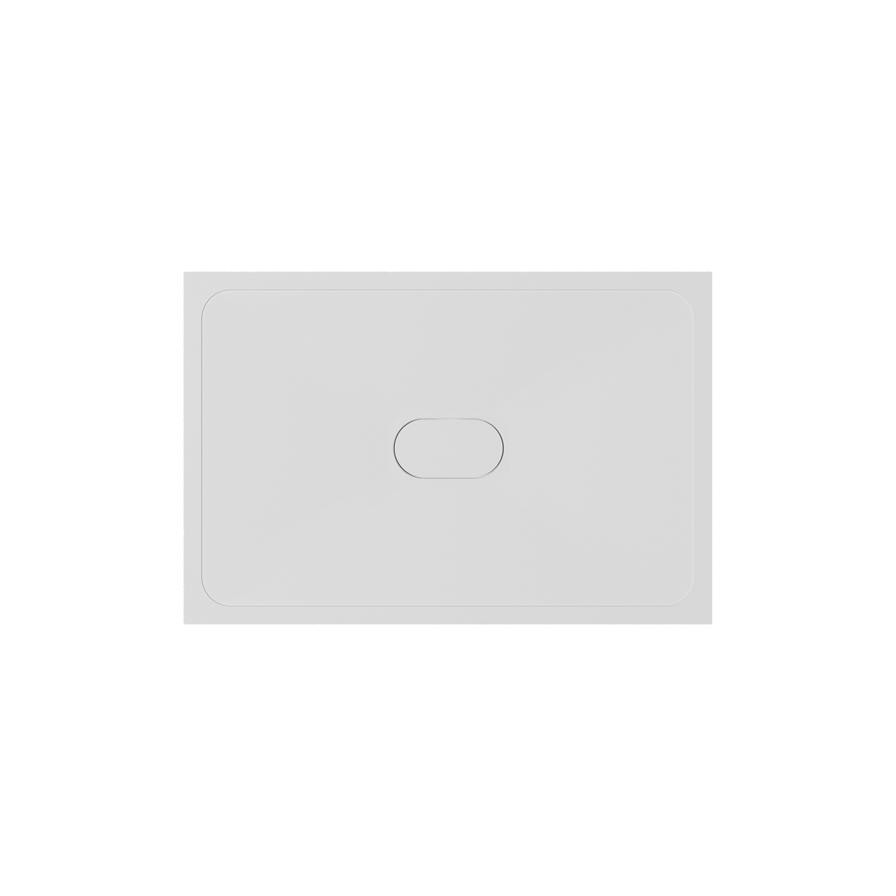 Balmani Artic Duschwanne: 120 x 80 cm, Top Solid, Weiß matt