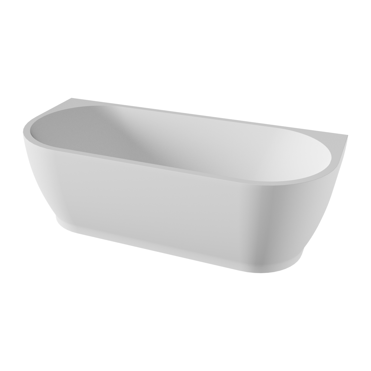 Linie Paulo halb freistehende Badewanne