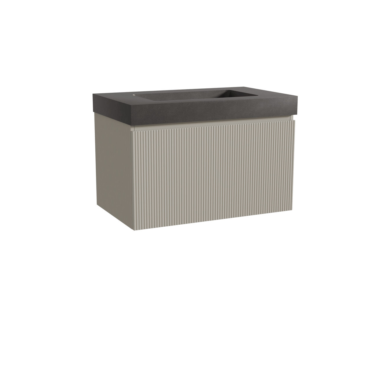 Storke Ribs badkamermeubel met Scuro High Wastafel