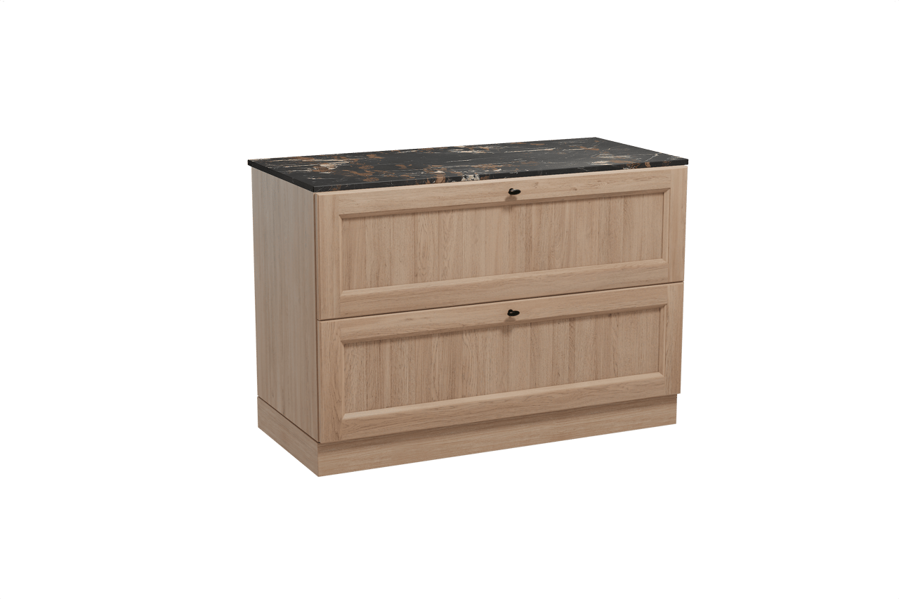 Balmani Lemon meuble salle de bains avec tablette pour vasques Stretto