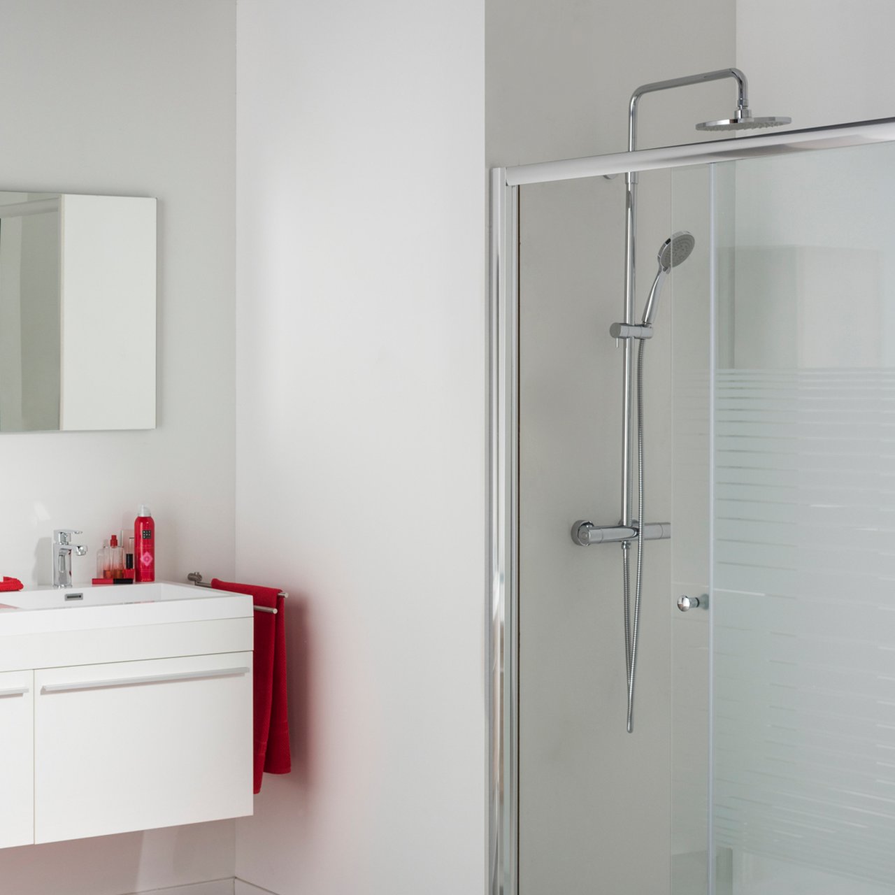 Blaufoss Coony 250 colonne de douche de pluie  chrome brillant