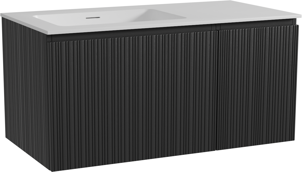 Storke Ribs badkamermeubel met Mata wastafel