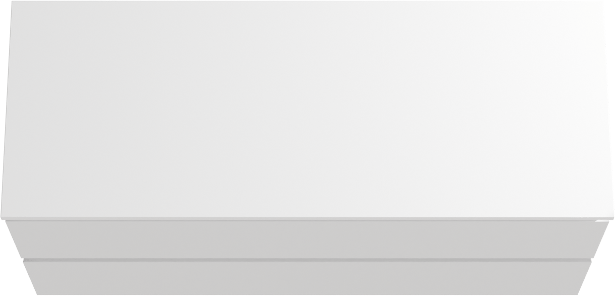 Linie Lado meuble salle de bains suspendu 120 x 46 cm blanc mat avec Lado tablette double en marbre composite blanc mat