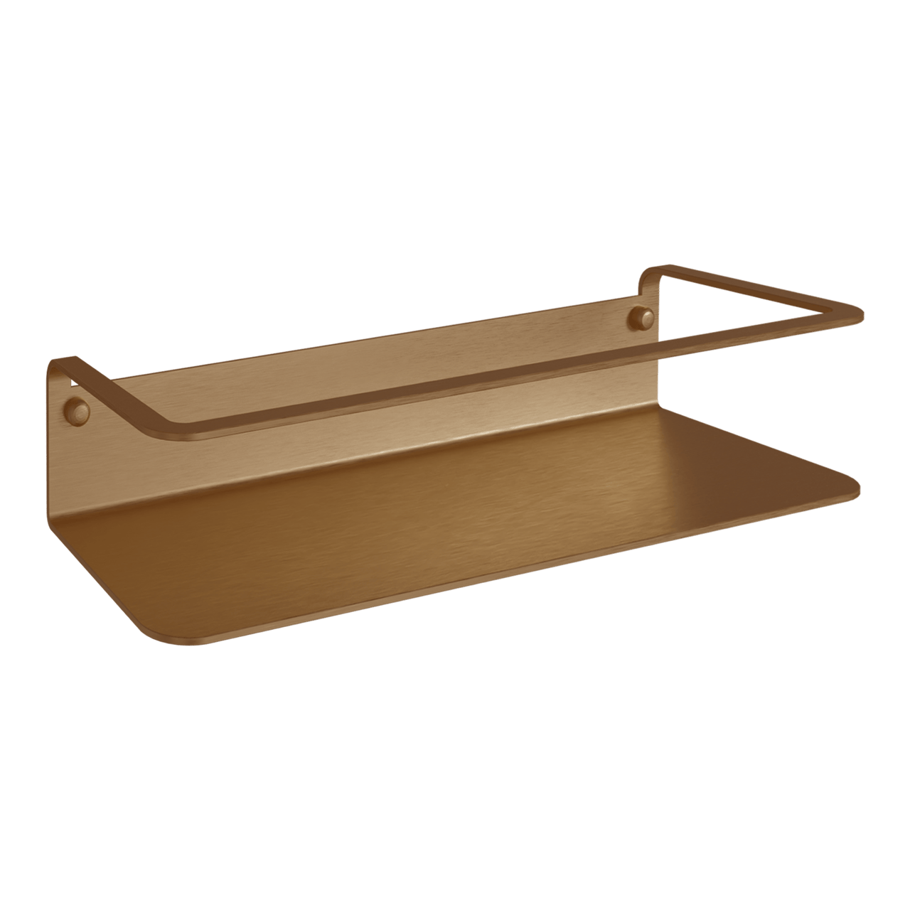 Blaufoss Tika enkele shampoohouder met wandbevestiging Brushed Rosegold