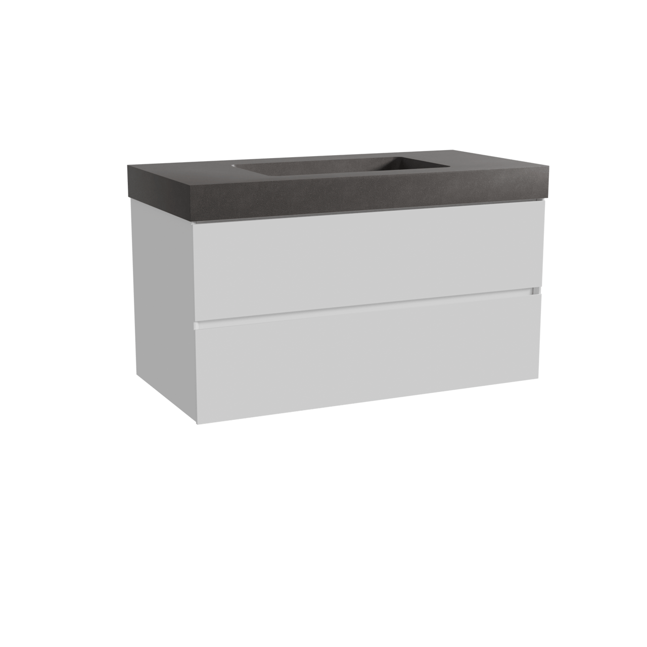 Storke Edge badkamermeubel met Scuro High wastafel