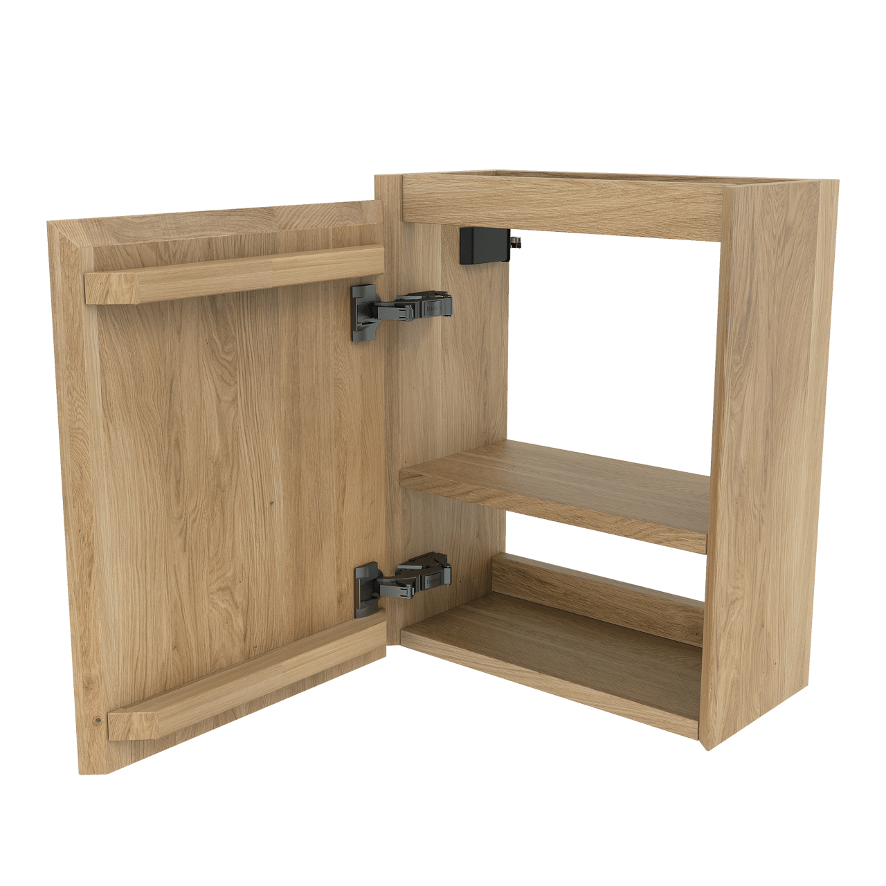 Balmani Mitra meuble lave-mains suspendu 42 x 21 cm chêne naturel