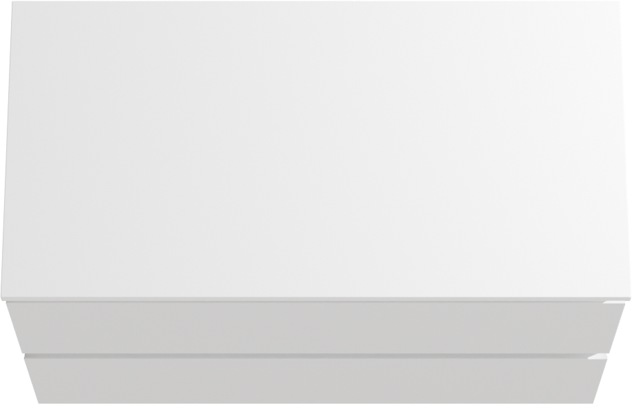 Linie Lado meuble salle de bains suspendu 90 x 46 cm blanc mat avec Lado tablette simple en marbre composite blanc brillant