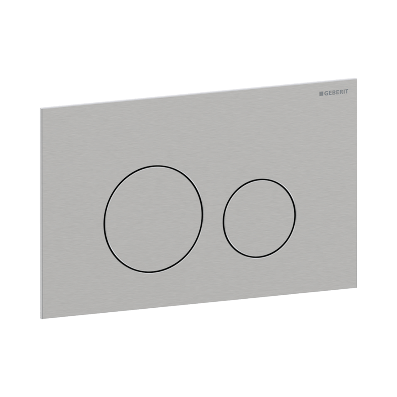 Sigma40 plaque de commande ronde, Brushed Inox pour Sigma UP320 ou UP720 bâti-support