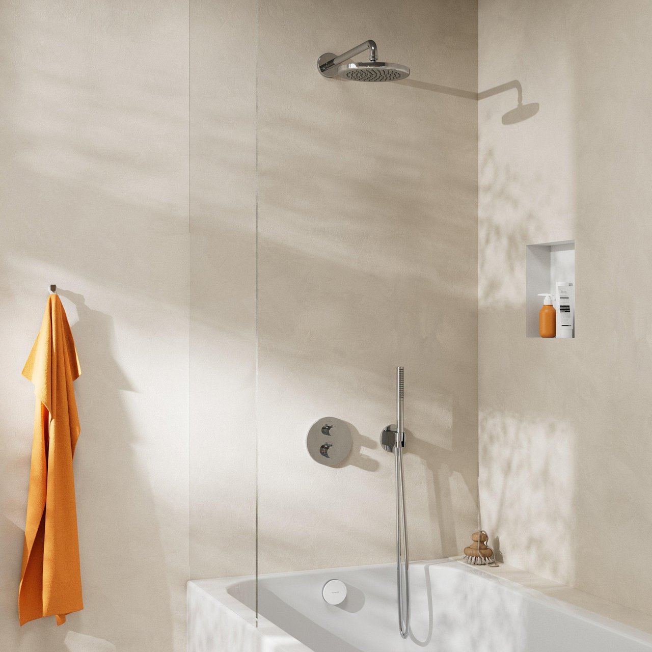 Hansgrohe Pulsify S100 EcoSmart Handbrause 1 Strahlfunktion Chrom Glänzend