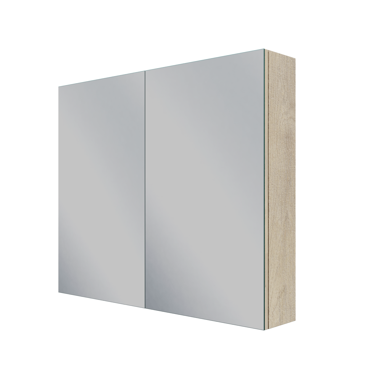 Linie Montro armoire de toilette 90 x 75 cm chêne naturel