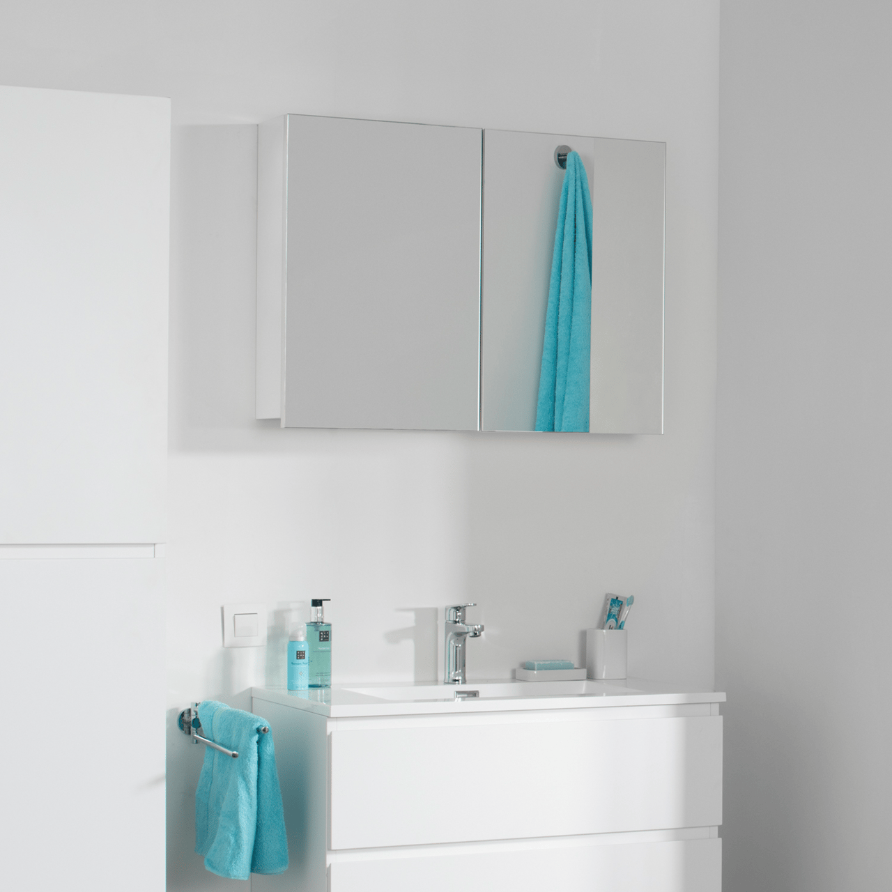 Storke Beta spiegelkast 60 x 60 cm mat wit