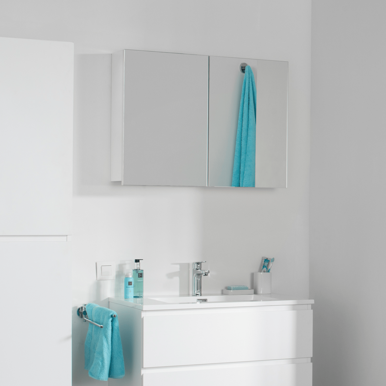 Storke Beta spiegelkast 60 x 60 cm mat wit