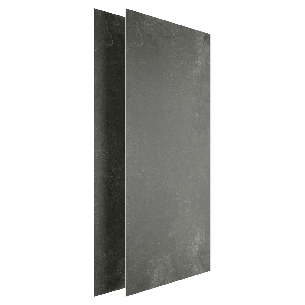 Luca Varess Groovy douchewandbekleding set 2 x 120x260 cm, SPC, Granito