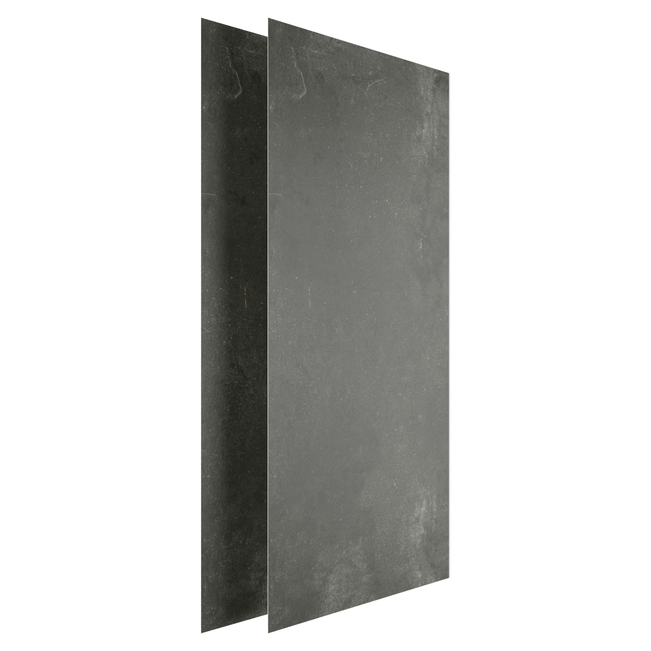 Luca Varess Groovy Duschrückwand Set 2 x 120 x 260 cm, SPC, Granito