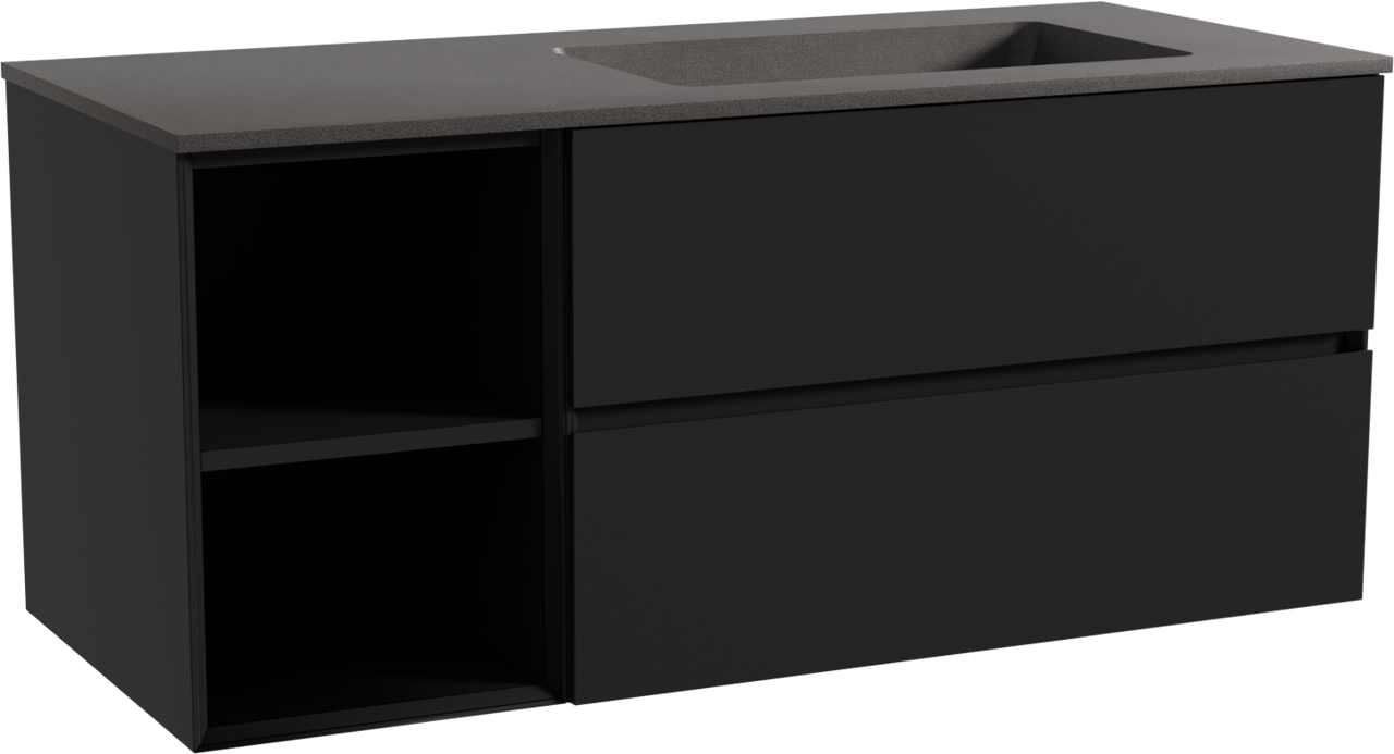 Storke Edge Badmöbel Set mit Scuro Waschtisch